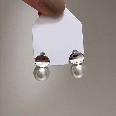 Chic Round Alloy Stud Earrings for Women LK4889-3-1