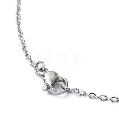 Natural Quartz Crystal Nugget Pendant Necklace with 304 Stainless Steel Chains NJEW-JN04385-02-1