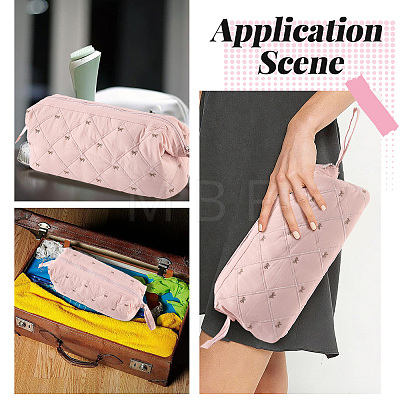 Cotton Cloth Hair Dryer Storage Zipper Bags AJEW-WH20054-331A-1