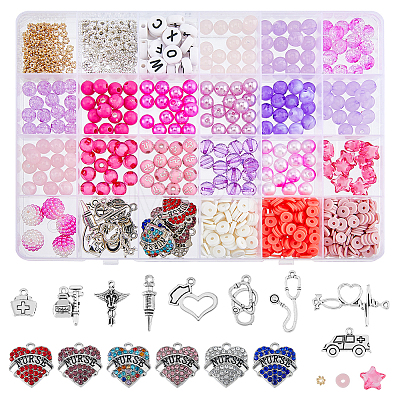 SUPERFINDINGS DIY Medical Theme Bracelet Making Finding Kit DIY-FH0006-54-1