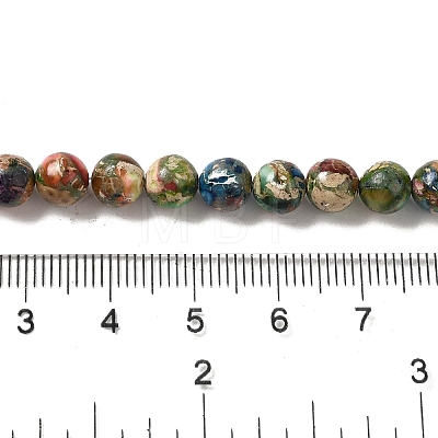 Dyed Natural Imperial Jasper Beads Strands G-Q161-A02-02-1