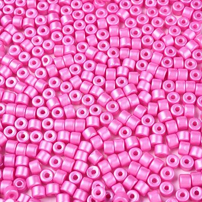 Baking Paint Pearlized Glass Seed Beads SEED-T008-03K-1