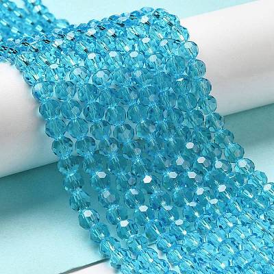 Transparent Glass Beads EGLA-A035-T6mm-D08-1