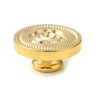 Wax Seal Brass Stamp Head AJEW-WH0205-023-1