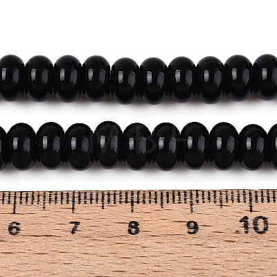 Opaque Spray Painted Glass Beads LS-GLAA-ZX008-8mm-18F-1