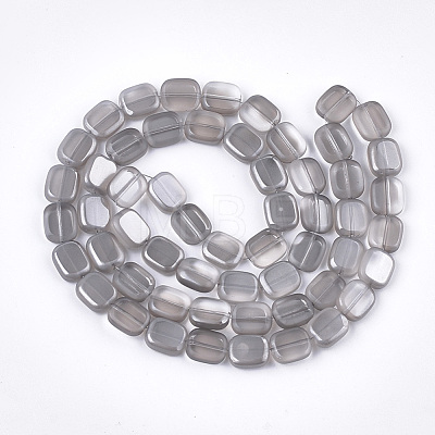 Frosted Electroplate Glass Beads Strands EGLA-S188-02A-05-1