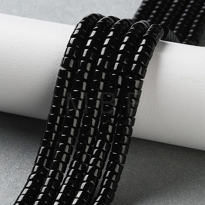 Natural Obsidian Beads Strands LS-G-H230-61-1
