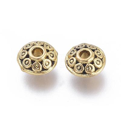 Tibetan Style Alloy Spacer Beads GLF0725Y-NF-1