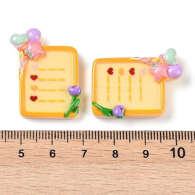 Opaque Resin Decoden Cabochons CRES-O002-01C-1