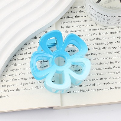 Gradient Hollow Flower Plastic Claw Hair Clips PW-WG87417-06-1