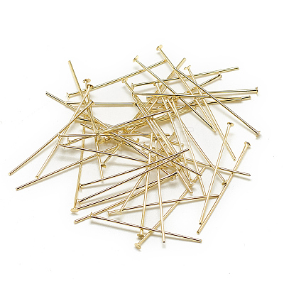 Brass Flat Head Pins LS-X-KK-T032-092G-1
