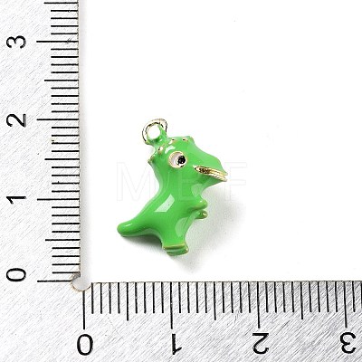 Alloy Enamel Pendants ENAM-H043-01G-08-1
