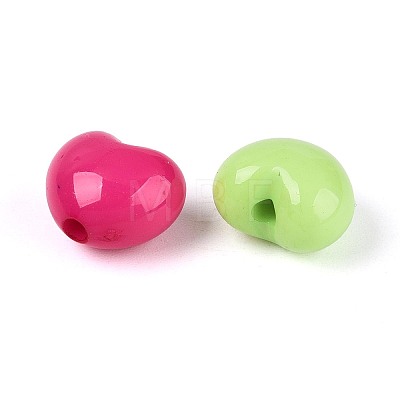 Opaque Acrylic Beads SACR-N019-04-1