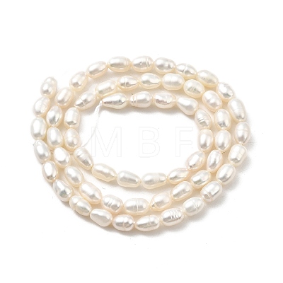 Natural Cultured Freshwater Pearl Beads Strands PEAR-I007-01N-01-1