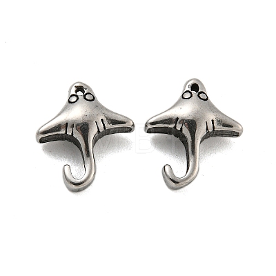 Animal 304 Stainless Steel Beads STAS-E214-11AS-07-1