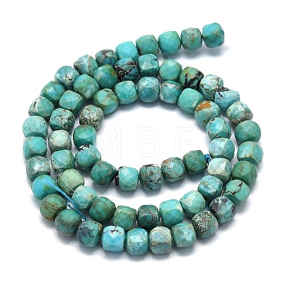 Natural HuBei Turquoise Beads Strands G-G106-G01-02-1