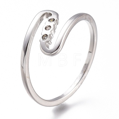 304 Stainless Steel Finger Rings RJEW-F110-12P-7-1