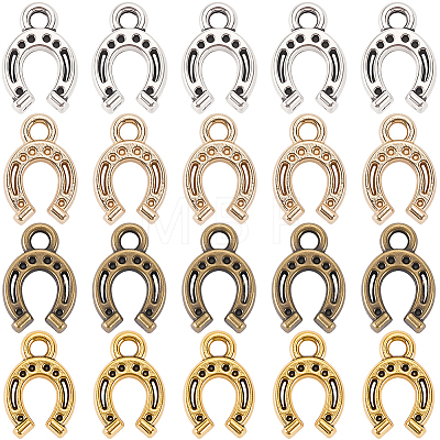 100Pcs Tibetan Style Alloy Pendants FIND-SC0023-11A-1