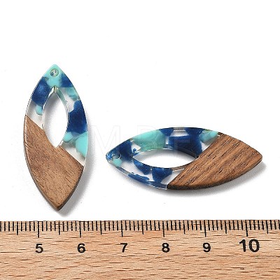 Resin and Walnut Pendants FIND-R051-12G-1