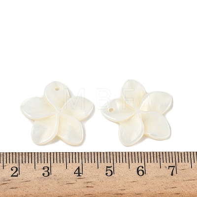 Natural Freshwater Shell Carved Pendants SHEL-K006-59-1