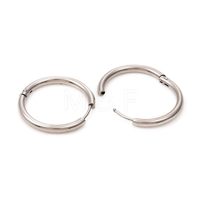 201 Stainless Steel Huggie Hoop Earrings EJEW-L250-01G-P-1