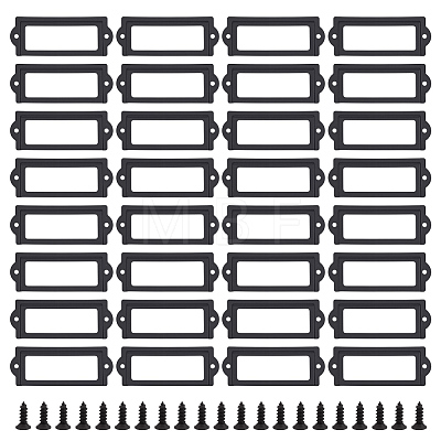 40Pcs Iron Label Frame FIND-MA0001-20EB-1
