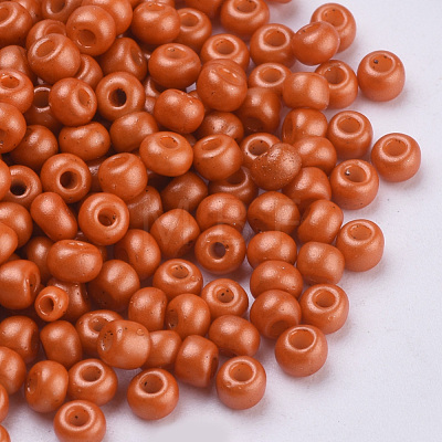 Baking Paint Glass Seed Beads SEED-Q025-3mm-L20-1