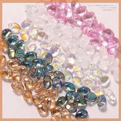 Glass Top Drilled Beads MRMJ-T050-07I-1