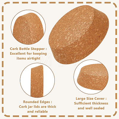 Cork Bottle Stoppers FIND-WH0609-04B-1