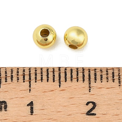 Round Brass Beads KK-A276-02A-G-1