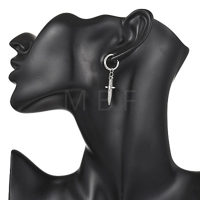 304 Stainless Steel Hoop Earrings for Women EJEW-JE07210-1