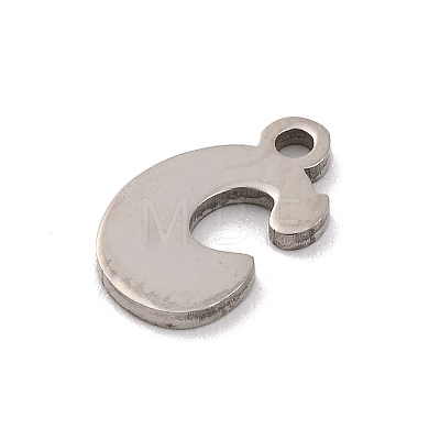 Non-Tarnish 201 Stainless Steel Charms STAS-U016-01P-C-1