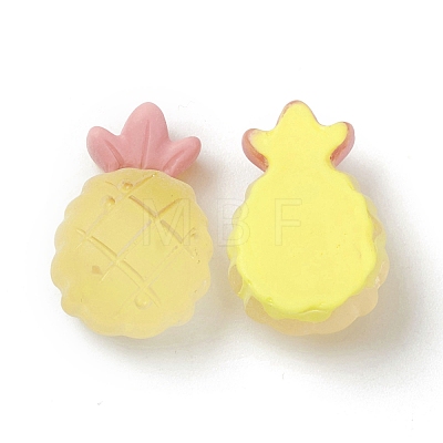 Transparent Resin Decoden Cabochons RESI-F024-02-1