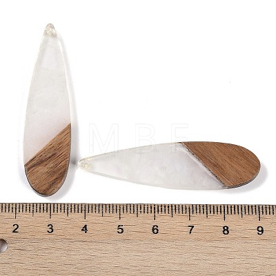 Resin & Wood Big Pendants WOOD-F015-08F-1