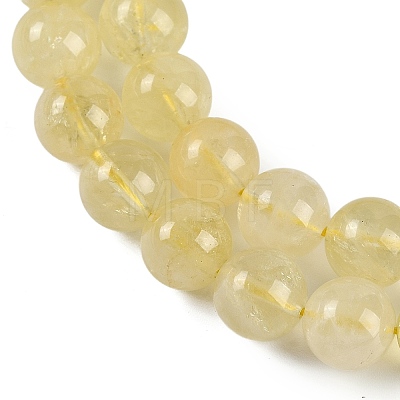 Natural Lemon Quartz Beads Strands G-H062-A01-03-1