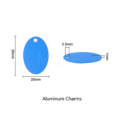 Pet Aluminium Pendants ALUM-CJ0001-09-1