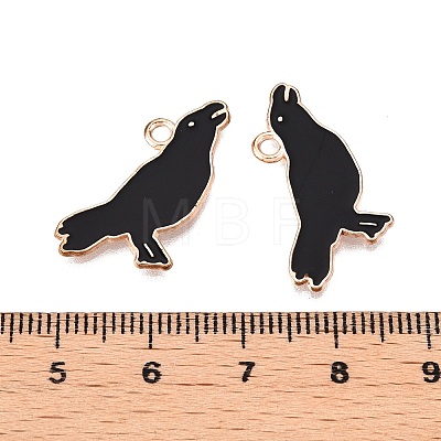 Halloween Theme Alloy Enamel Pendants PALLOY-N176-46-RS-1