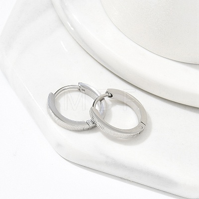 304 Stainless Steel Hoop Earrings for Women EJEW-C096-58P-1