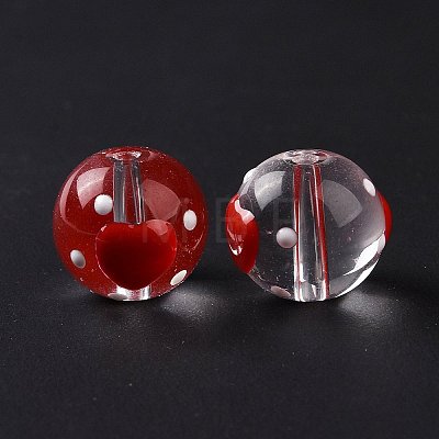 Transparent Glass Beads LAMP-B021-03A-04-1