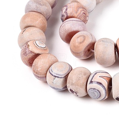 Dyed Natural Agate Beads Strands G-T144-26C-1