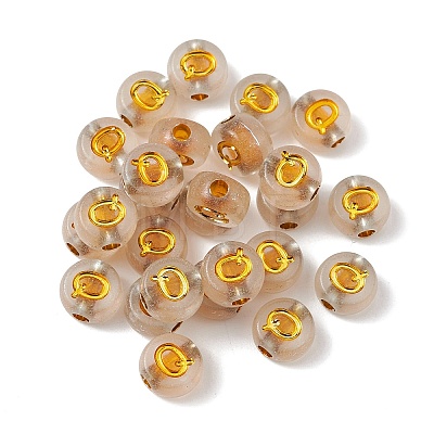 Luminous Transparent Acrylic Beads OACR-P037-01B-Q-1