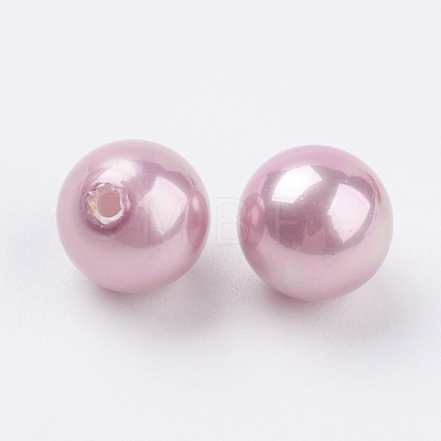 Shell Pearl Half Drilled Beads BSHE-G016-8mm-02-1