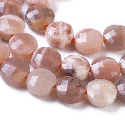 Natural Multi-Moonstone Beads Strands G-I249-A10-02-1