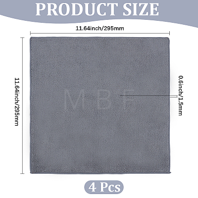 Suede Billiard Cue Cleaning Cloth AJEW-CY0002-106A-1