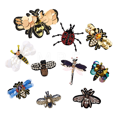 20Pcs 10 Styles Clothing Patches PATC-PH0001-72-1