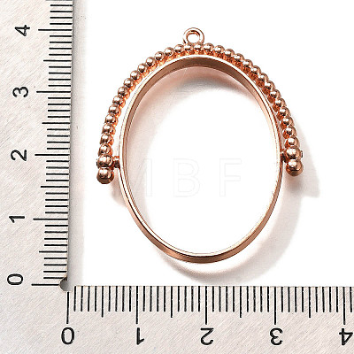 Alloy Open Back Bezel Pendants PALLOY-I223-11RG-1