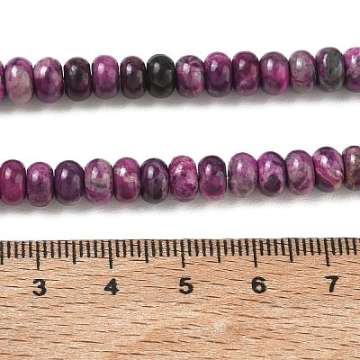 Natural Map Stone/Picasso Stone/Picasso Jasper Beads Strands G-A280-A12-01-1