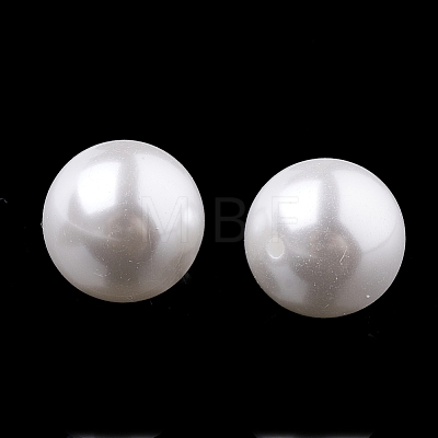 Eco-Friendly Plastic Imitation Pearl Beads X-MACR-S278-8mm-01-1