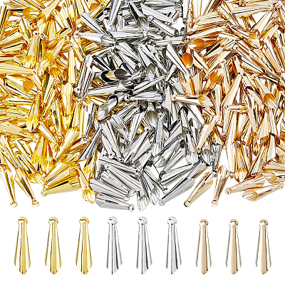 600Pcs 3 Colors Iron Pendants FIND-FH0018-01-1