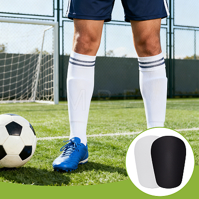 2 Paris 2 Colors Plastic Shin Guard AJEW-CN0007-04-1